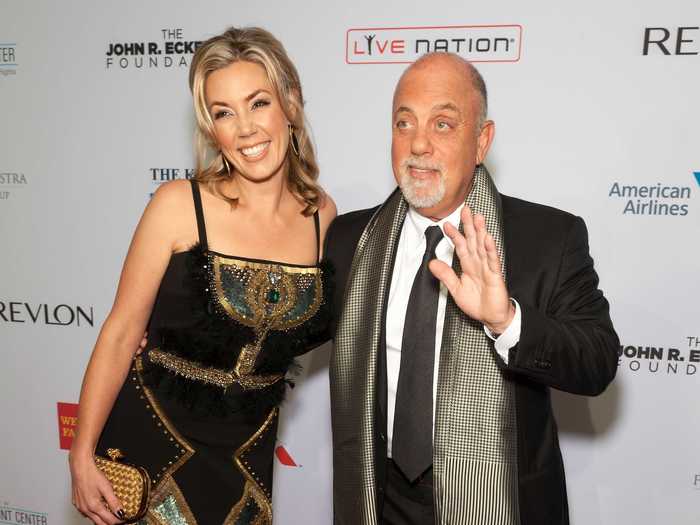 Singer Billy Joel and Alexis Roderick