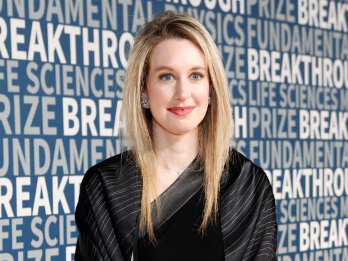 30s: Elizabeth Holmes