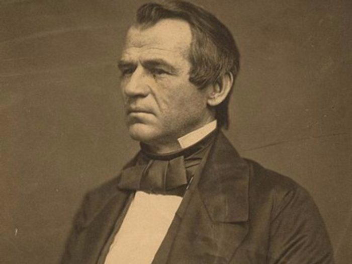 Andrew Johnson was an apprentice tailor for his mom.