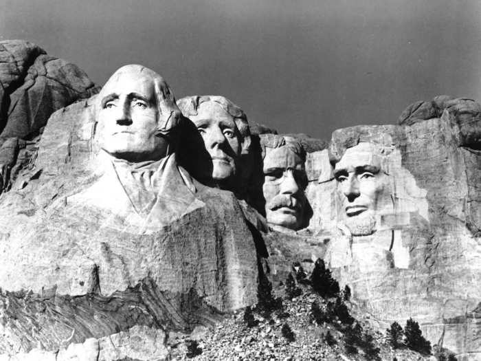 Originally, Mount Rushmore was envisioned as depicting each president from head to waste. But a lack of funding caused the construction to end early.