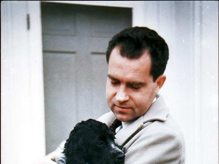 Richard Nixon: Cocker spaniel named "Checkers"