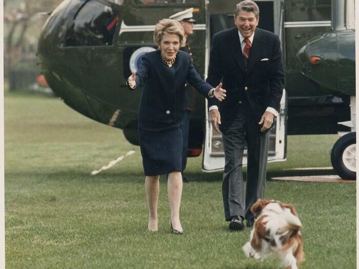 Ronald Reagan: King Charles spaniel named "Rex"