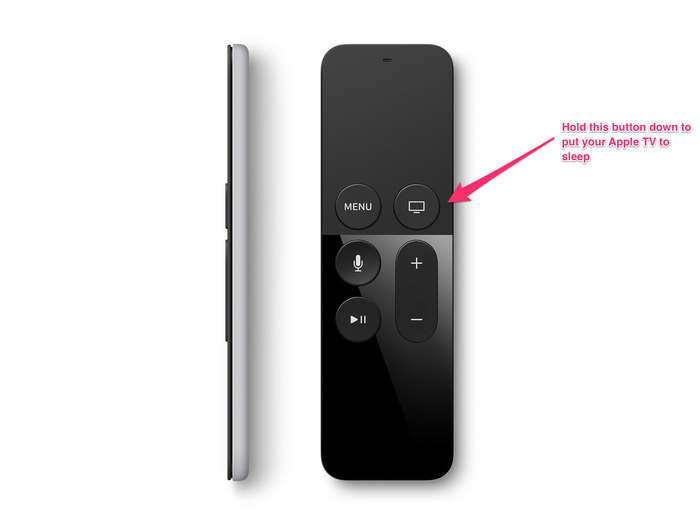 Your Apple TV will go to sleep automatically, but if that