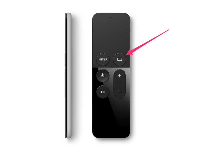 Apple TV has an easy way to switch between apps. Instead of backing up into the main menu, you can double-click the home button to open up the multitasking screen, just like on your iPhone.