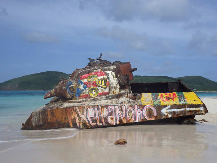 6. Flamenco Beach — Culebra, Puerto Rico: While history buffs love the rusted tanks left on this white sandy beach, one reviewer called it "the most beautiful place I have been to on earth."