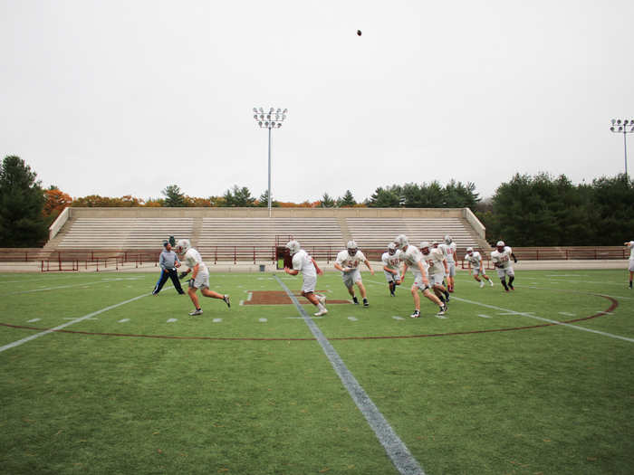 Football is, of course, the hallmark of the school