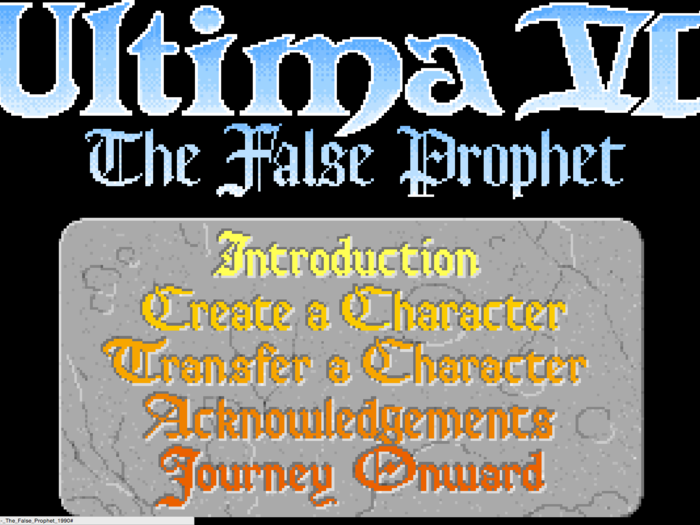 Ultima VI: The False Prophet