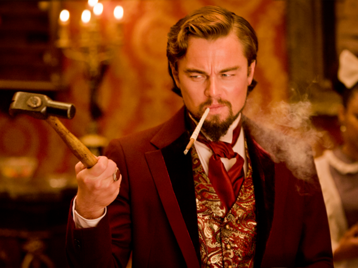 DiCaprio took on an unusually villainous role in Quentin Tarantino