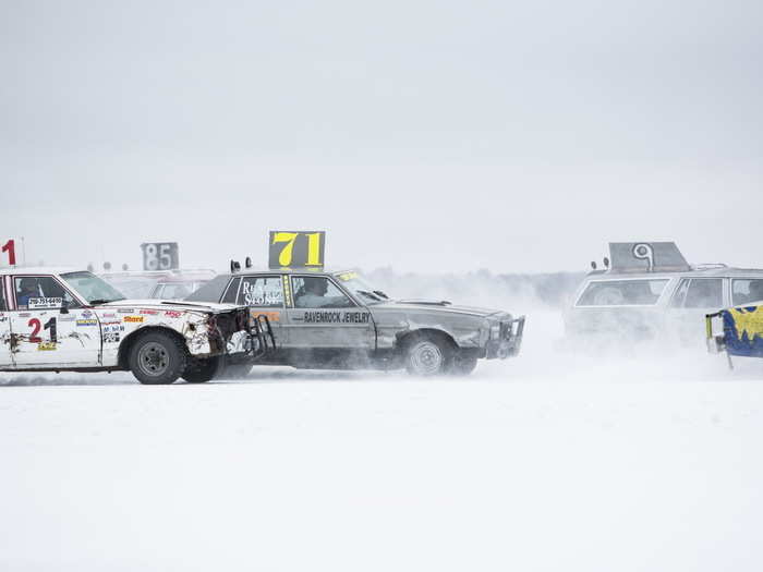 A new driving skill set is needed to participate in the race — ice is a slippery beast.