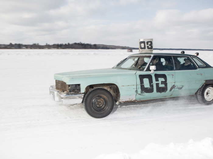 As for the racing cars, older sedans are used out on the track. "They can easily handle a few bumps here and there," Ackerman and Gruber said.