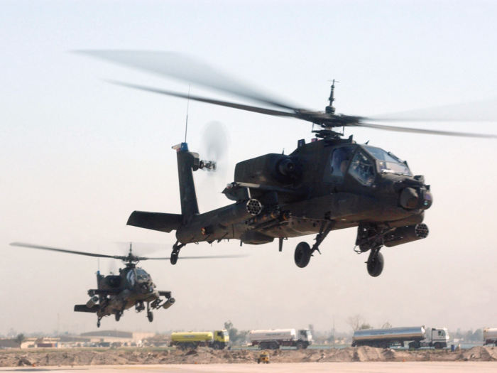 Saudi Arabia has about 82 AH64D Apache helicopters — the most advanced multirole attack helicopter, according to its manufacturer, Boeing. The chopper can classify and prioritise 128 targets in less than a minute.