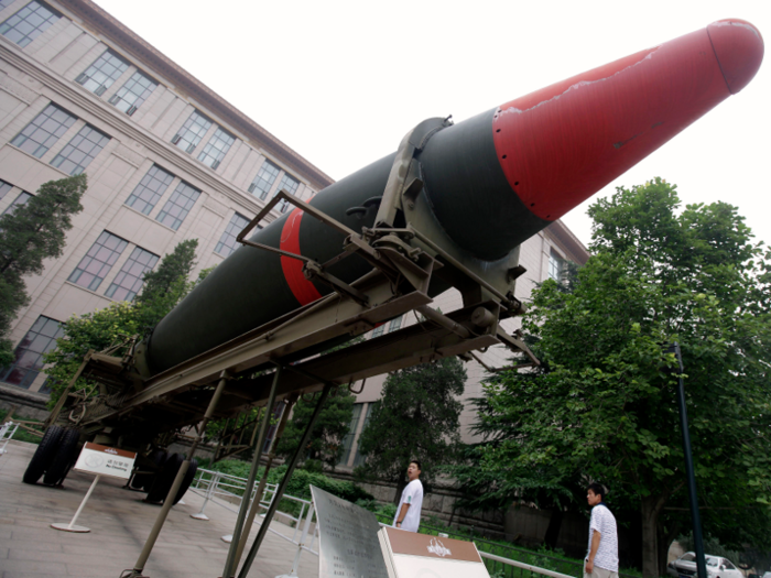 The Royal Saudi Strategic Missile Force is equipped with the Chinese-made DF-21 and DF-3 Dongfeng missile-delivery systems, designed for long-distance, high-explosive warheads.