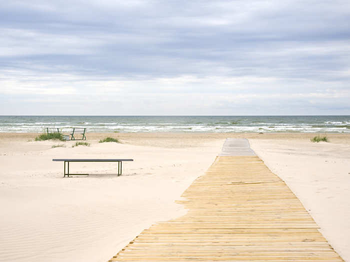 22. Jurmala Beach — Jurmala, Latvia: This Baltic beach is the "best relaxing place," with clean, golden sand dotted with picturesque wooden houses.