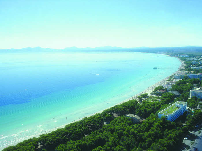 14. Playa de Muro — Majorca, Spain: This beautiful stretch of beach is "perfect for families." One visitor described it as "the nicest beach I have been to in years."