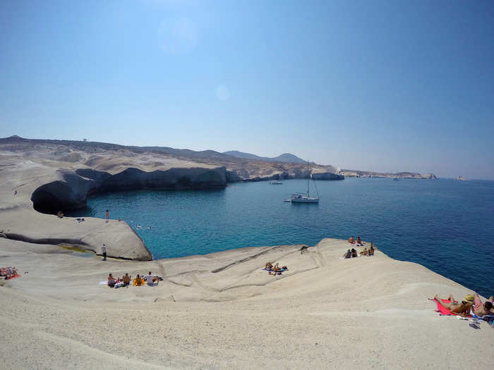 13. Sarakiniko Beach — Milos, Greece: The beach on this volcanic Greek island is known for its beauty. "The scenery is unique, like a moonscape," one reviewer wrote. "?t is difficult to find something similar anywhere on Earth."