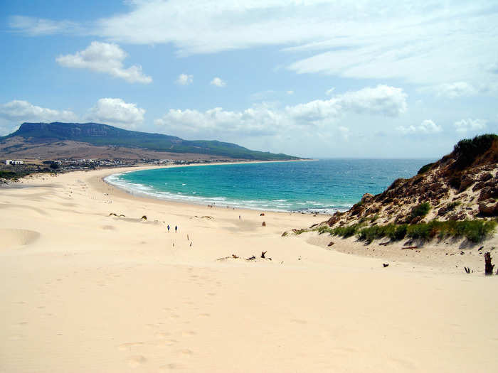 5. Playa de Bolonia — Tarifa, Spain: "As well as a beautiful powdery sandy beach with a fabulous blue sea there are fantastic Roman ruins to see," one review wrote.