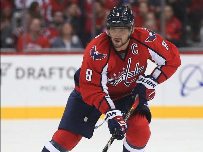 #4t Alex Ovechkin, Washington Capitals — $10 million