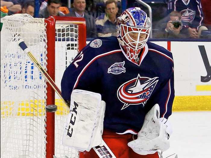 #11 Sergei Bobrovsky, Columbus Blue Jackets — $8.5 million