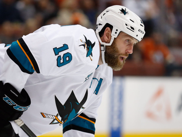 #22 Joe Thornton, San Jose Sharks — $6.75 million