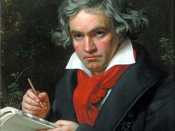 Ludwig van Beethoven, composer and pianist.