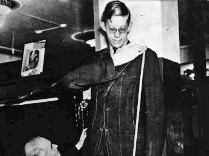 As a young man, Wadlow