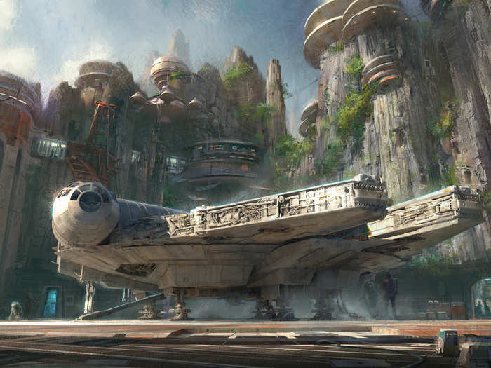 There will be two big attractions in each park. One will allow fans to board the Millennium Falcon.