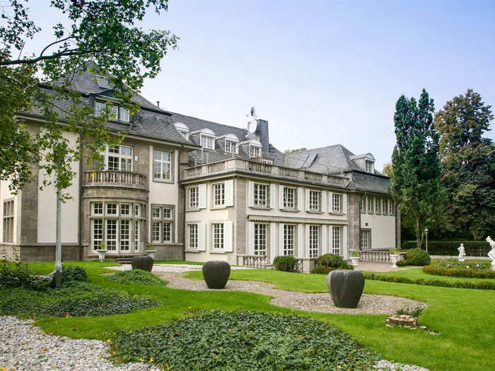 GERMANY: Meanwhile, this historic Frankfurt mansion comes in at a much more reasonable $19.5 million. The renovated early-1900s estate has elaborate parquet and stonework floors, Swarovski crystal candelabras, and everything from a ballroom to a billiards room to a cinema.