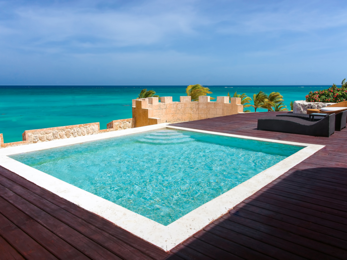 In the Dominican Republic you can find Sanctuary Cap Cana by Al Sol, where secluded pools on private oceanfront villa terraces overlook turquoise Caribbean waters. For the top experience, the Castle Island Suite has its own private island with not one but three plunge pools.