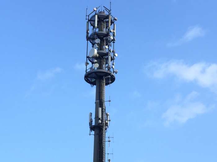 This telecoms mast in the Apple car park was also intriguing. It
