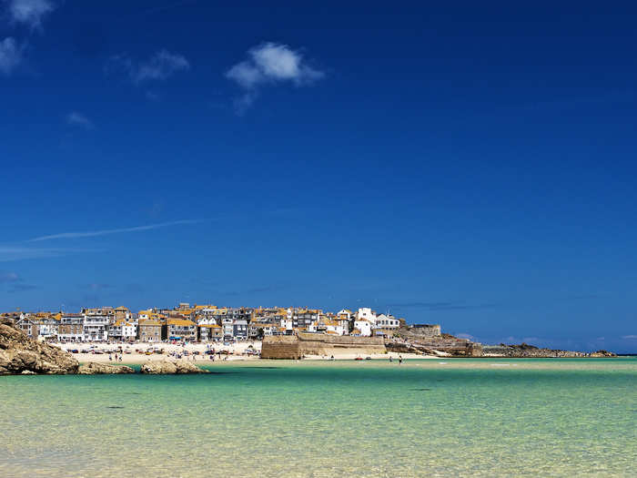 7. Porthminster Beach — St. Ives, Cornwall: "Beautiful unspoilt area with golden sand as far as you can see," one user wrote. With "lots of surfers" out in the summer, it