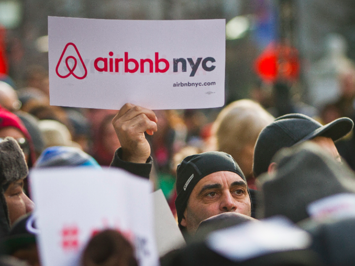 Despite its focus on belonging, cities started to reject Airbnb rentals. New York threatened to ban Airbnb and short-term rentals in 2014 and fine every host. Many city laws made it illegal to rent out your unit without being present for less than 30 days.