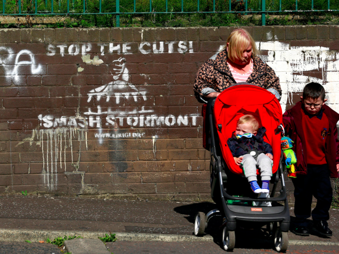 16 (joint). Belfast, Northern Ireland — The city is ranked at 64 and has a relatively low violent crime rate compared to other towns and cities in Northern Ireland. However, the proportion of people living in poverty is the highest in Belfast which rocks social stability and increases petty crime.