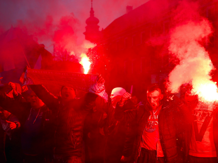 14 (joint). Warsaw, Poland —The city has one of the lowest crime rates in the country but ranked 66 due to the number of political protests being held in Poland.