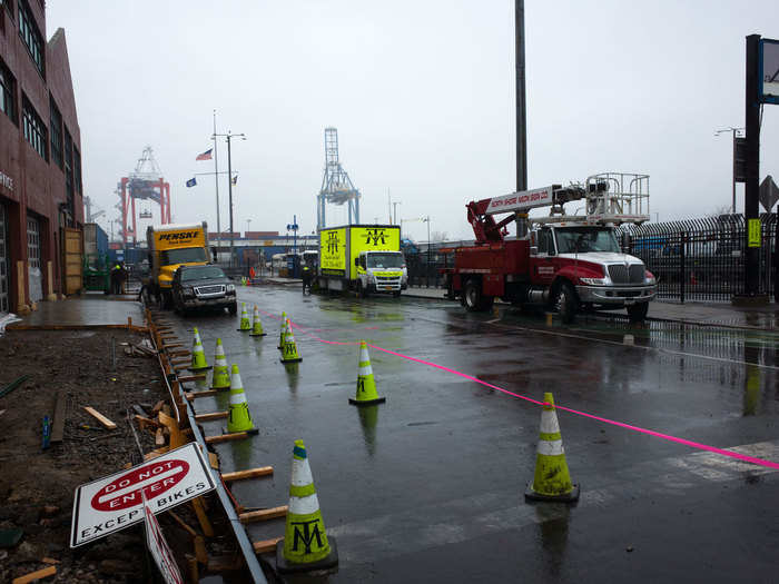 I, for one, as a resident of Red Hook and a bicycle commuter, will be happy when the project is done.