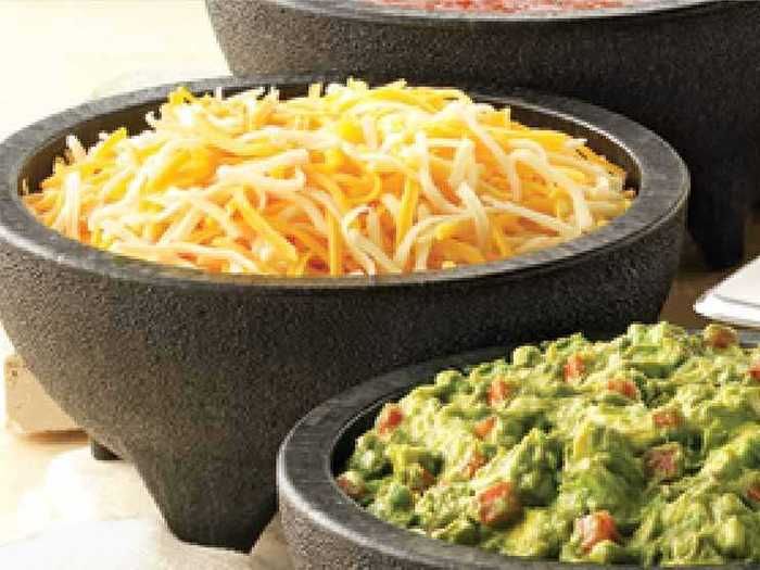 On The Border Mexican Grill & Cantina has huge platters for catering.