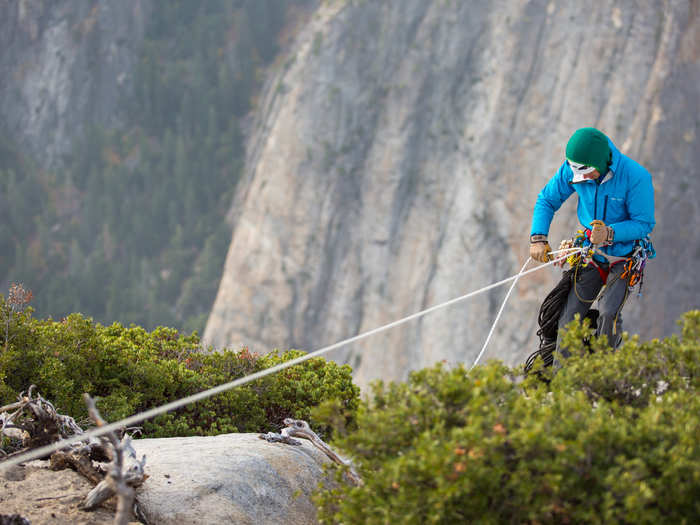 "Standing underneath, I knew that however long this might take me, I had to try and climb it," Verhoeven said.