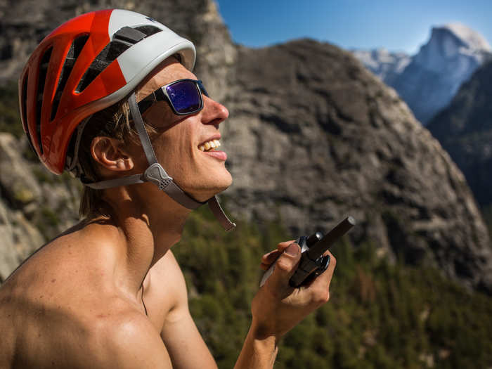 Photographer Jon Glassberg followed Verhoeven during his prep for the climb, capturing images and video. Verhoeven climbed mostly in the early morning to escape the heat, and relaxed at night.