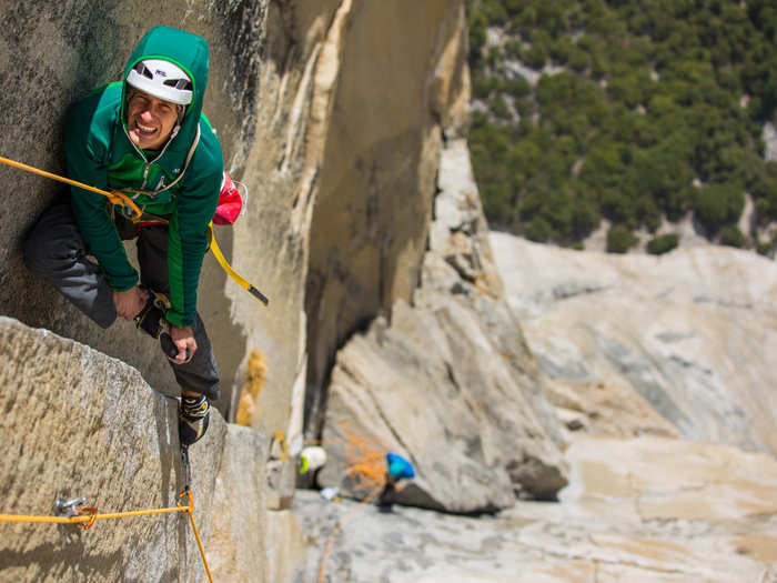 Careful planning went into the climb. Verhoeven worked on the route for about three weeks, figuring out solutions for the more difficult parts of the wall before he made his final free-climb ascent.