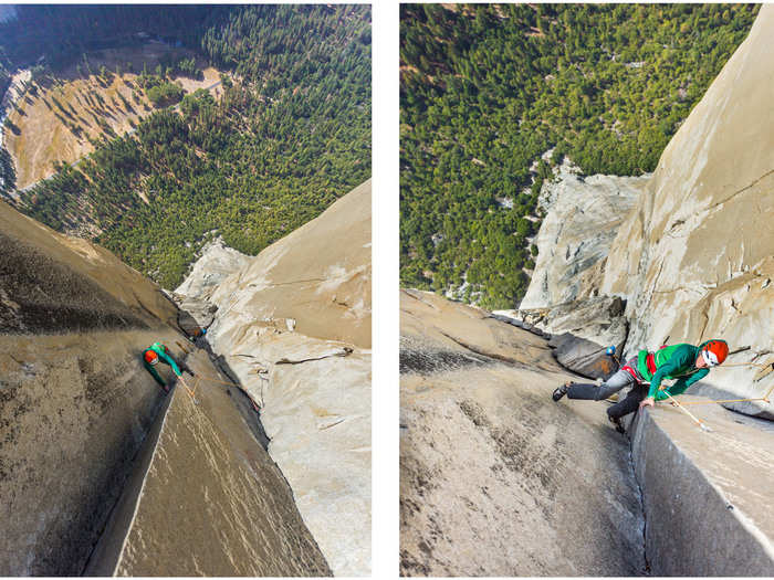 Verhoeven has always been a free climber, which is why he chose this method. "The purest form, of course, would be free solo, thus without the use of ropes or other safety measures," he said. "But to me, the risks do not weigh up to the experience. Using ropes, bolts and camping devices for safety to prevent you from dying feels only natural."