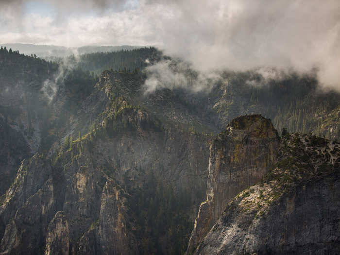 The weather can have a major effect on the climb. At times, the rock can get so hot that it