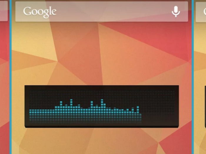 The Google Sound Search widget works like Shazam to help you identify songs you hear. It will also link you to buy each track in the Google Play Store.