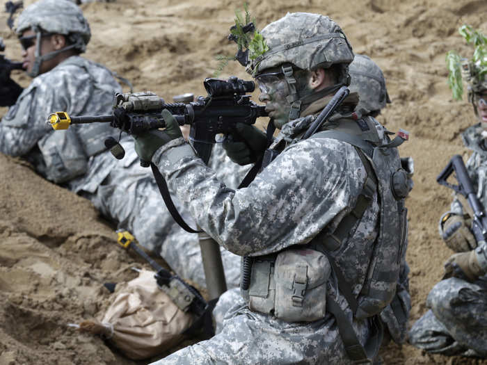 During "Black Arrow," the paratroopers demonstrated their incredible proficiency on land too.