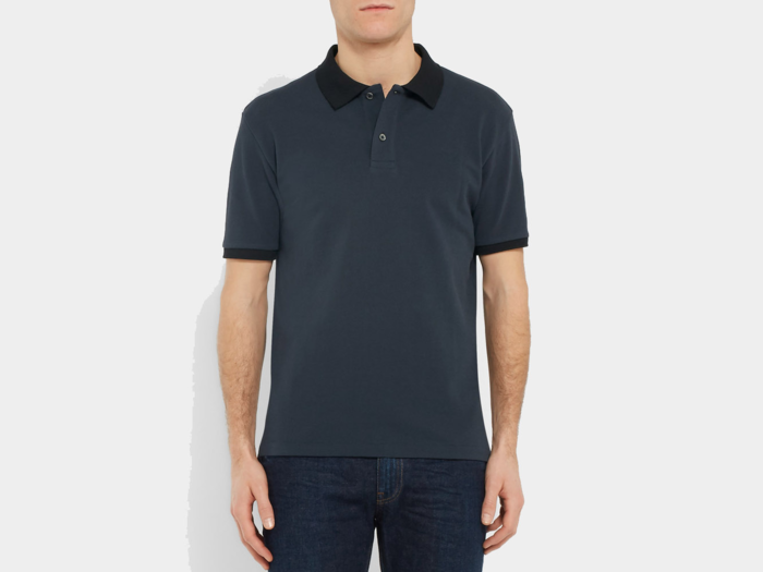 A polo shirt to keep it casual.