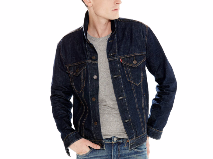 The denim jacket is a versatile layer for unpredictable weather.