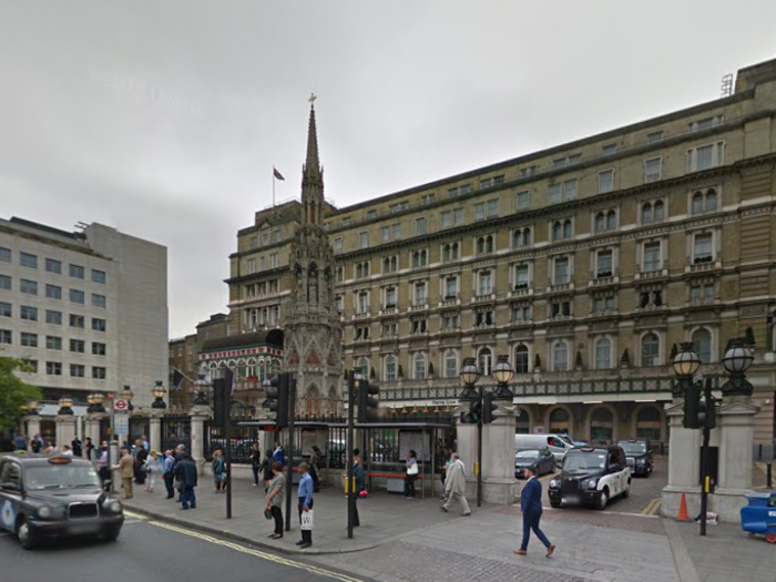 The Strand and Charing Cross (present day) — Charing Cross remains in service and is one of London