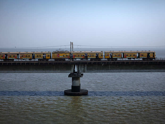 The fastest train in India, the New Delhi-Bhopal Shatabdi, runs at 93 mph.