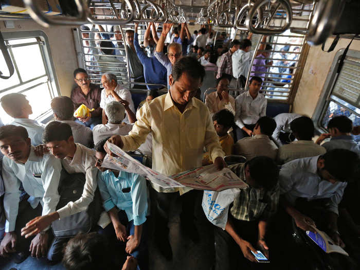 The Trivandrum-H. Nizamuddin Rajdhani train takes the country
