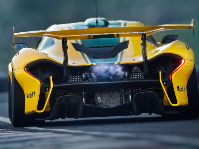 The $3.1 million McLaren P1 GTR is a no nonsense race car.