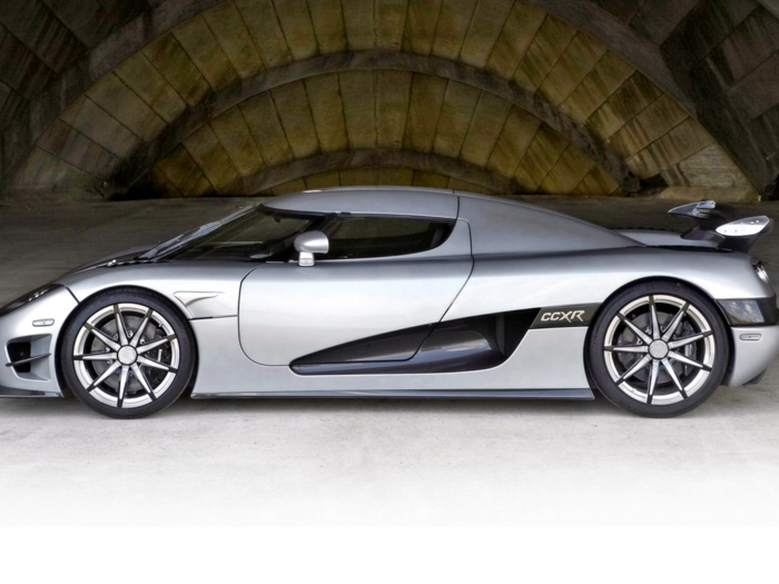 The $4.85 million Koenigsegg CCXR Trevita shines bright like a diamond.