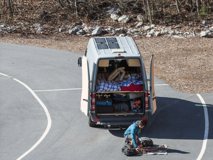 2 brothers ditched the desk job life to travel to all 50 US states in an 82-square-foot van